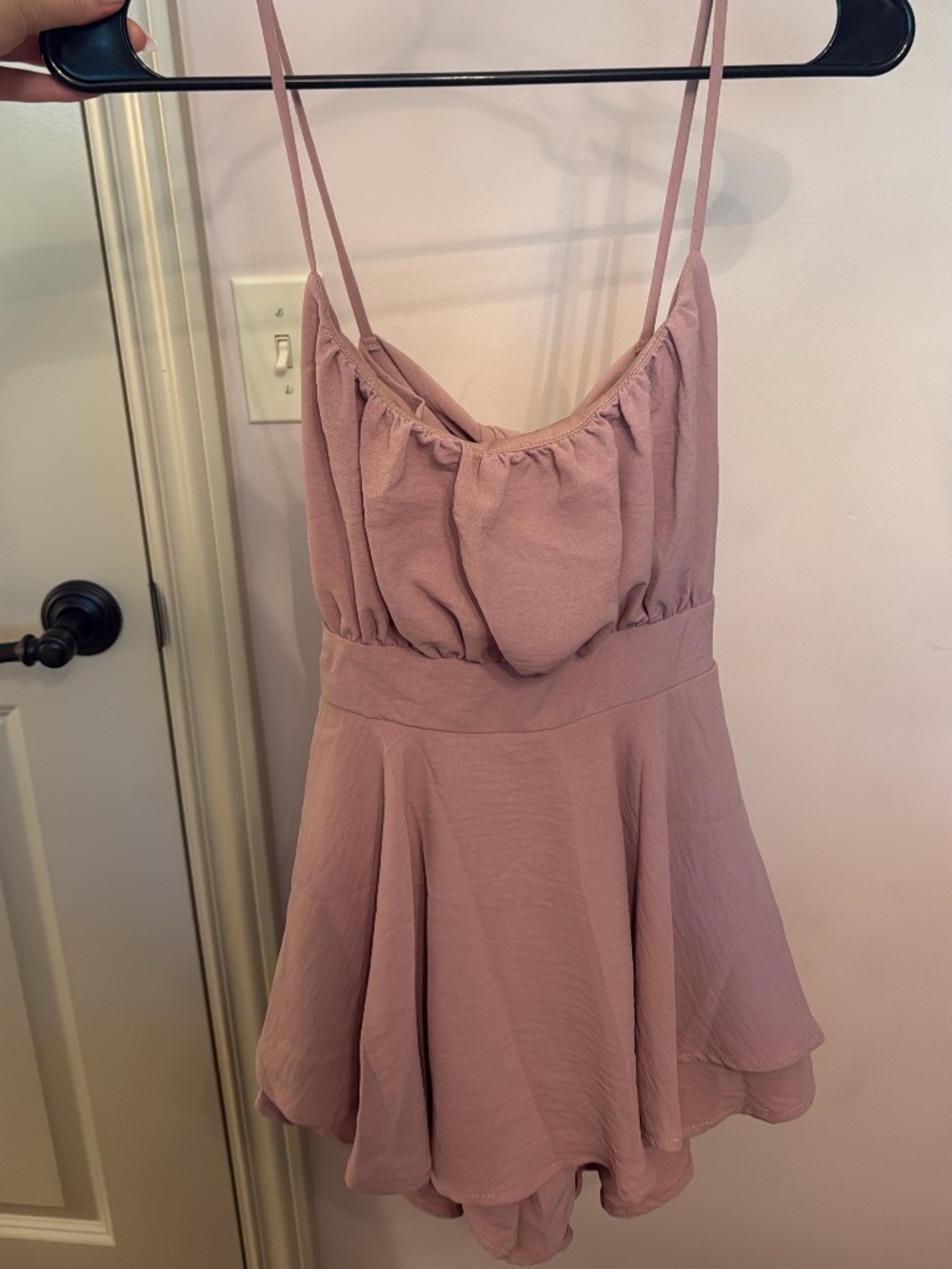 Blush pink romper